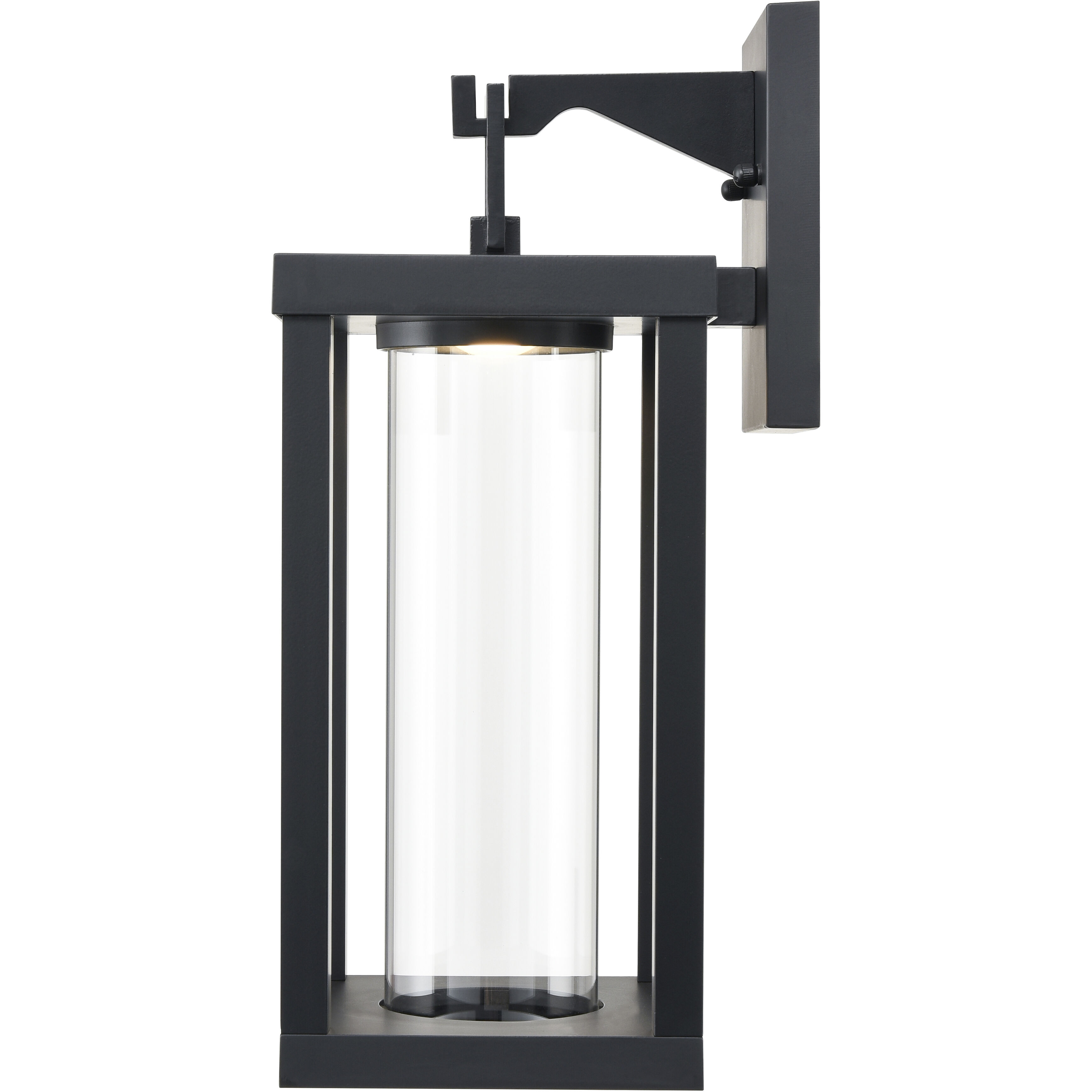 Dumont LED 16 inch Powder Coated Black Outdoor Wall Sconce